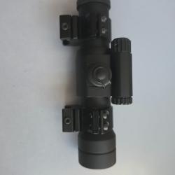 Viseur point rouge AIMPOINT SC9000 2MOA avec ses deux colliers de fixation
