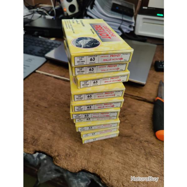 Lot de 11 bo�tes de calibre 32 PREVOT