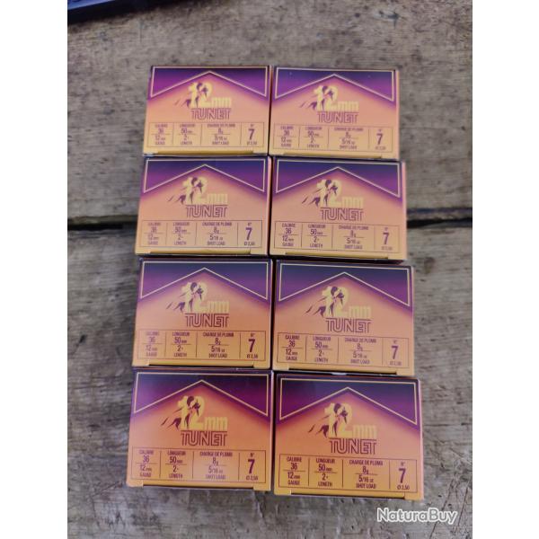 Lot de 8 bo�tes de calibre 36 TUNET
