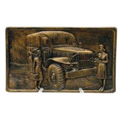 Bas relief Dodge Ambulance D-Day 44
