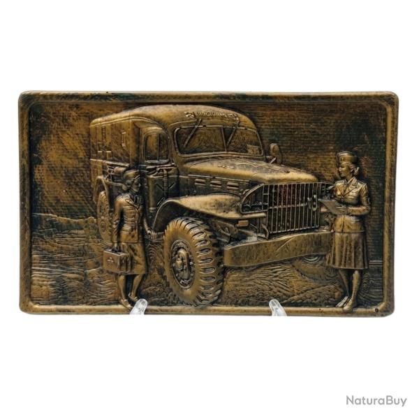 Bas relief Dodge Ambulance D-Day 44