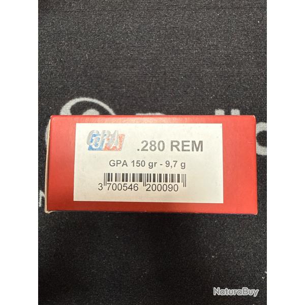 Boite de balle GPA 280 REM 150 gr-9.7g