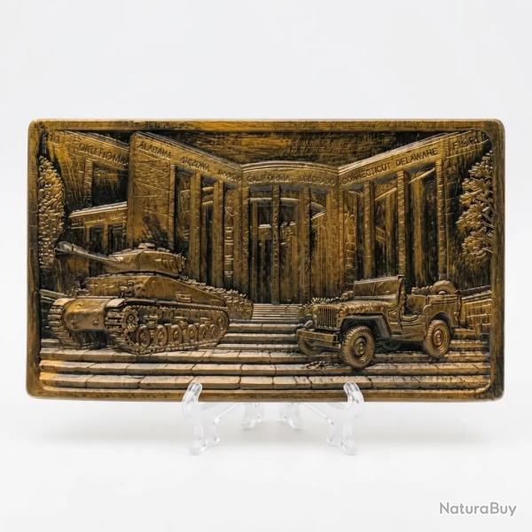 Bas relief M�morial de Bastogne