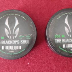 Lot de 2 bo&icirc;tes de 500 plombs Diabolos 4,5mm  0,50g The Blackops Soul