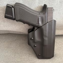 V&eacute;ritable holster kydex &eacute;tuis sur mesure glock 17 gen 4