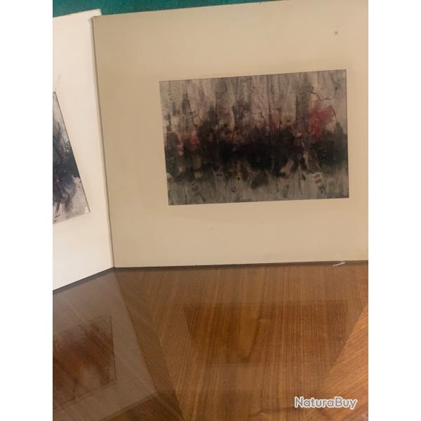 Lot De 2 Aquarelles Sign�es Slava Saveliev ( 1944-2013) Provenance Directe