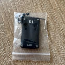 Plaque support point rouge glock