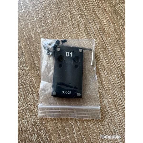 Plaque support point rouge glock