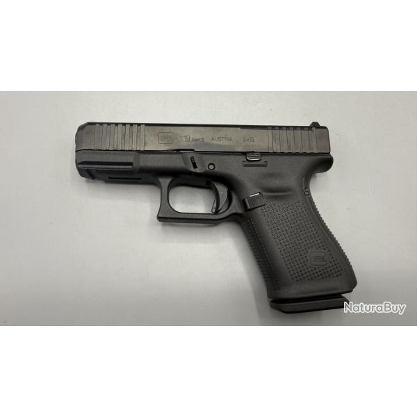 Pistolet Glock 19 gen 5 cal. 9mm d'occasion