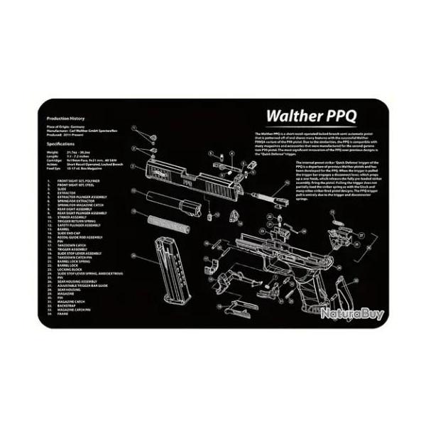 Tapis de nettoyage Walter PPQ pour Bimi1911.