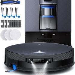 ECOVACS X12 OmniCyclone Care Complete Aspirateur Robot, Blast, 22000 Pa, pr&eacute;-Dissolution des Taches