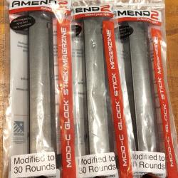 Chargeur Amend2 30 coups pour Glock 9mm - Lot de 3 !
