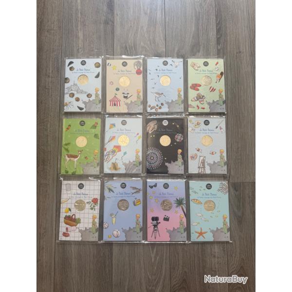 Collection de 24 pi�ces ��le beau voyage du petit prince��