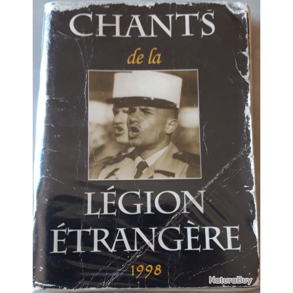 Livre chants de la l�gion �trang�re