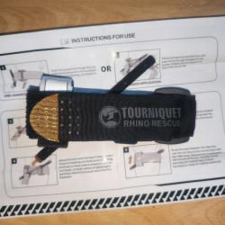 Garrot tourniquet aluminium,Neuf sous emballage,Certification CEDe la marque Rhino Rescue,