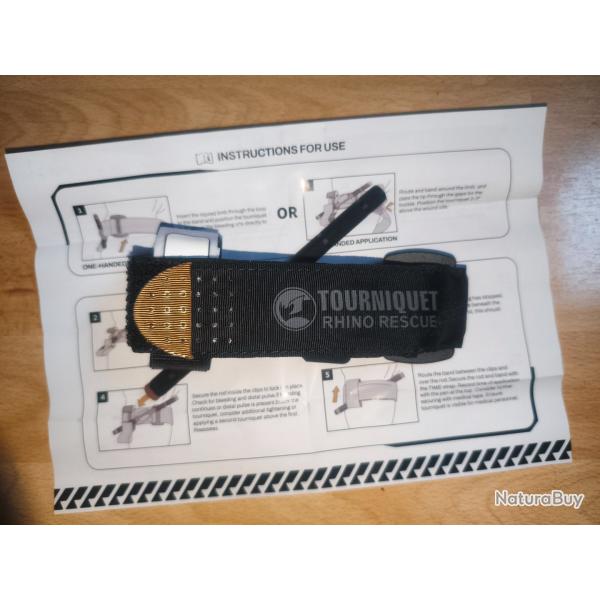 Garrot tourniquet aluminium,Neuf sous emballage,Certification CEDe la marque Rhino Rescue,