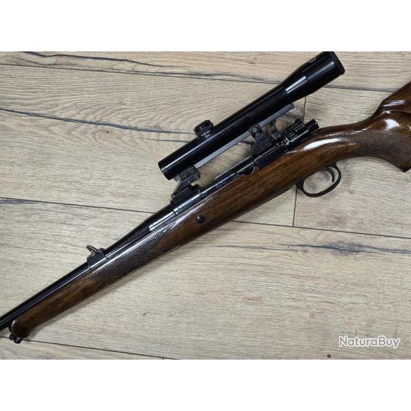 Carabine Mauser 98 de recherche au sang ou battue calibre 9,3x62 avec lunette 1.25x15 Shmidt &amp; b