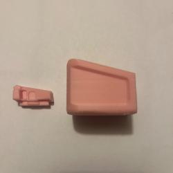 Talon de chargeur glock 44 plus fallower + 5coups rose