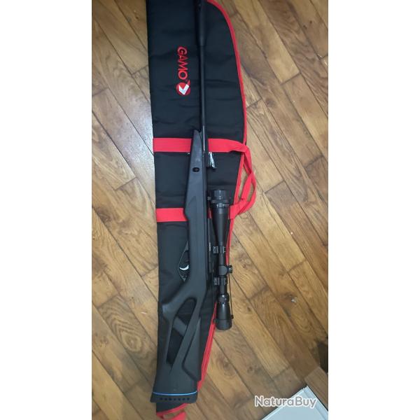 Carabine Gamo Whisper IGT neuve19,9 Joules , 4,5 mm + Lunette Stoeger 4-16x40 + Housse Gamo