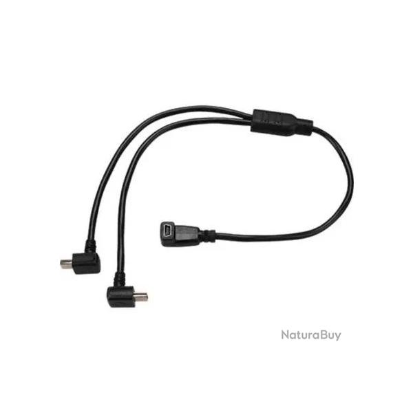 DESTOCKAGE - C�ble adaptateur Garmin Split, Alpha/TT10 Power