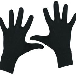 DESTOCKAGE - Paire de sous gant en soie - Noir (9)
