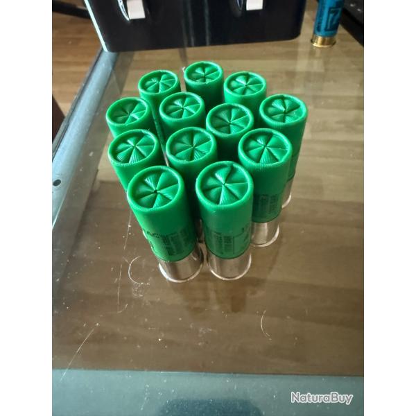 Lot de 12 cartouches 12/76 cal 4 33g