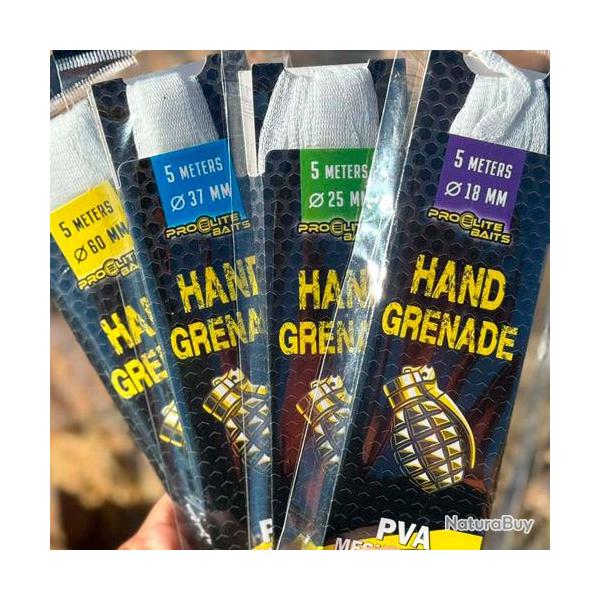 Kit Filet PVA Pro Elite Hand Grenade 5m (Recharge seule) 60mm
