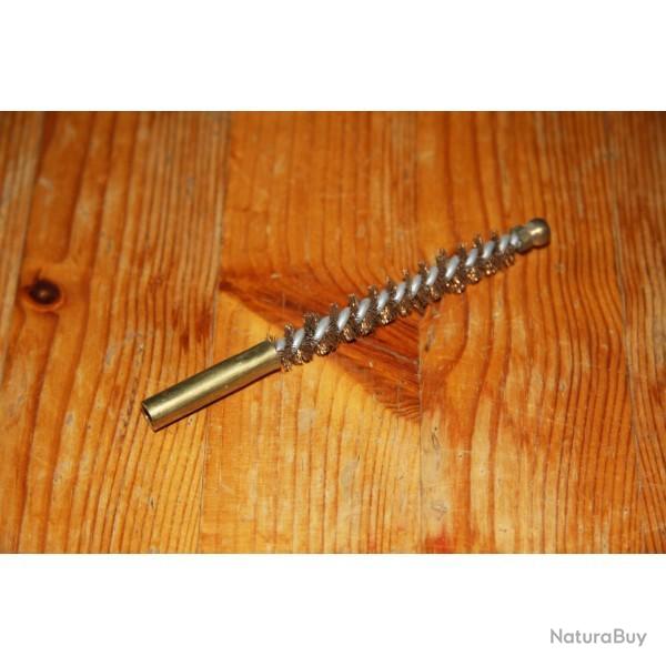 Brosse de nettoyage 6mm bronze pour baguette en laiton - Filetage femelle 4mm