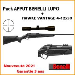 Pack AFFUT carabine &agrave; verrou BENELLI LUPO + HAWKE VANTAGE 4-12x50 30-06 Sprg