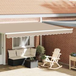 Remplacement de lambrequin Beige 430 x 20 cm Polyester