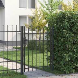 Porte de Cl&ocirc;ture avec verrouillage Boxtel Gris 103 x 175 cm