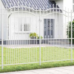 Cl&ocirc;ture de jardin Kampen Blanc 240 x 228 cm