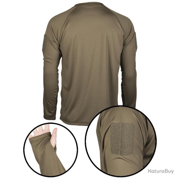 Haut Tactical Quick Dry Ml H Vert Olive