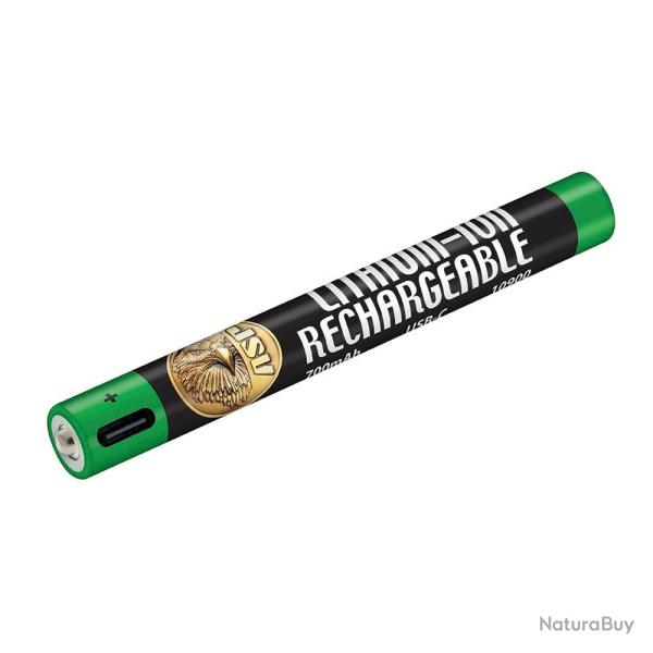 Lithium Ion 14500 Battery (Aa X 1) &amp; Link Case