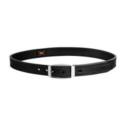 Agent Belt, Leather (1.25") - Brown (Nickel Buckle) - Size 42