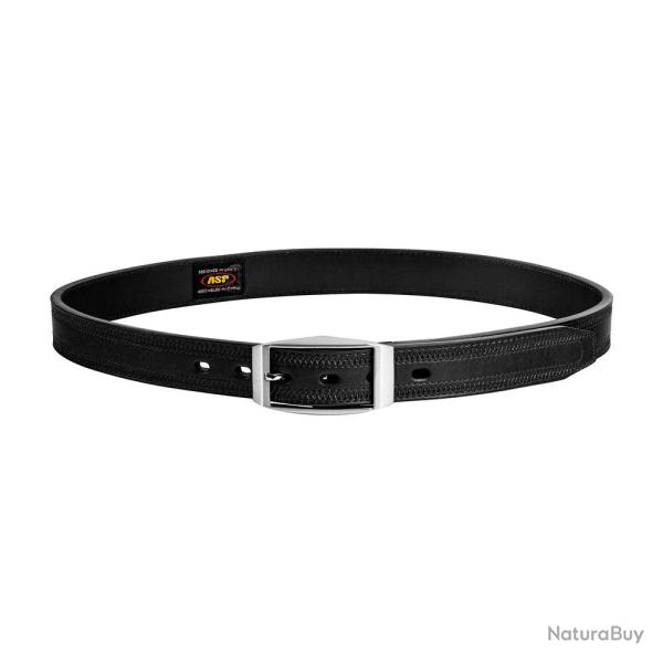 Agent Belt, Leather (1.25") - Brown (Nickel Buckle) - Size 40