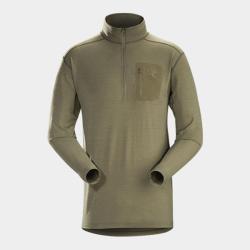 Cold Wx Zip Neck Ar Men'S (Wool) - Black - L (25792)