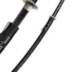 Katana Japonais Kuro Kiku - Symbole Imp&eacute;rial du Chrysanth&egrave;me