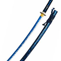 Katana Dragon Bleu
