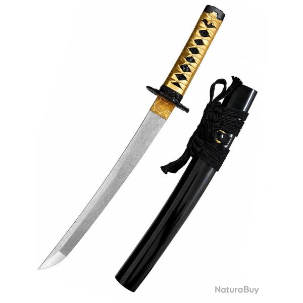 Tanto Damas Kinryu - Dragon d'Or Japonais Tranchant