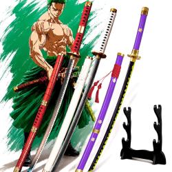 Set 3 Katanas de Zoro - Wado Ichimonji, Sandai Kitetsu et Enma