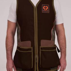 Gilet de Tir Sporting AirTech. vert armee /marron