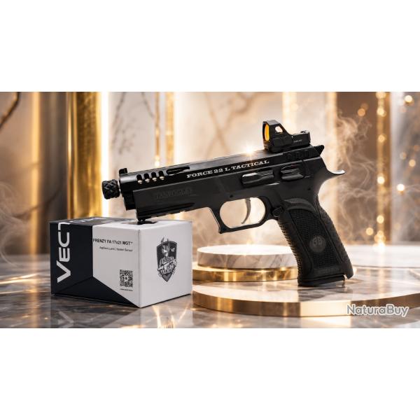 TANFOGLIO FORCE 22L TACTICAL .22LR & Frenzy FA 17x21 Gen II 3 MOA