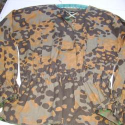 SURTOUT CAMOUFLE REVERSIBLE ALLEMAND  REPRO