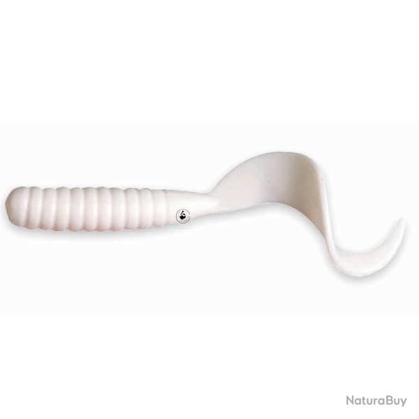 Leurre Souple Delalande King 12cm Blanc