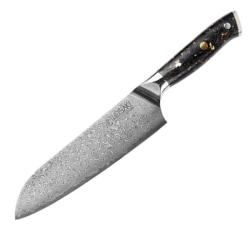 Couteau Santoku Wusaki Sakin Damas lame 17cm