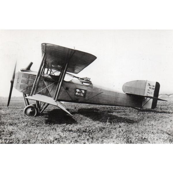 Carte postale Aviation, BIPLAN AVION BREGUET 14 -N�8474