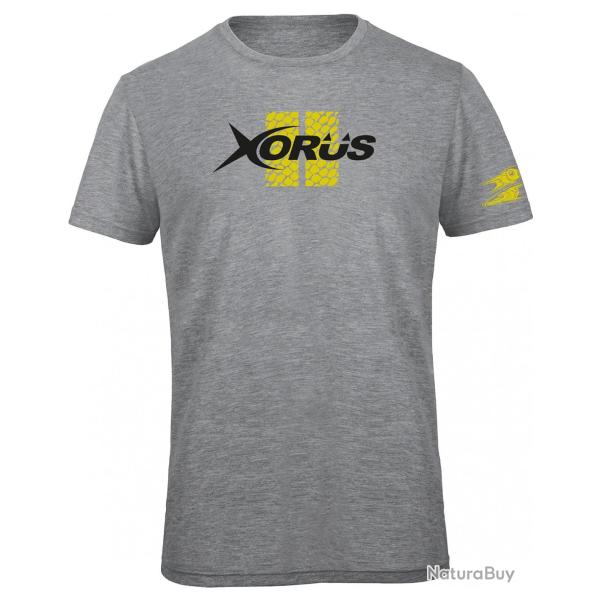 T-Shirt Xorus Gris Clair Chine Et Jaune L