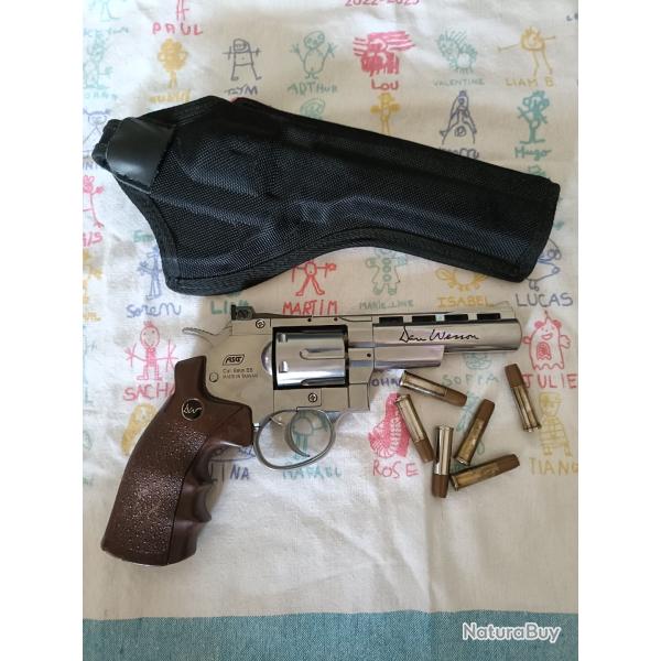 Revolver dans Wesson chrome 6 mm BB a co2
