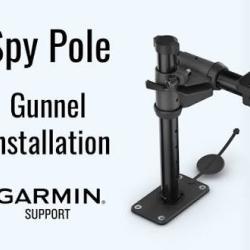 Support de fixation pour franc bord Perche Spypole Garmin